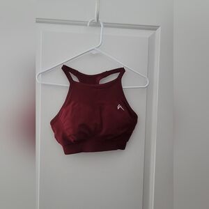 Oner Active Effortless Seamless High Neck Bralette Rosewood